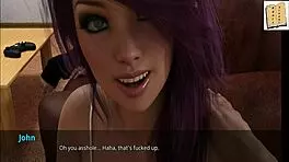 WVM 42 says, 'I'm spending quality time with my two girlfriends in this erotic game.'