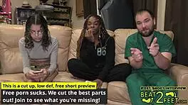 Giggles feet love rubbing all over a giant hot rock at the beach on beat2feetcom