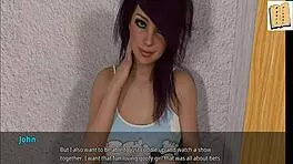 WVM 42 says, 'I'm spending quality time with my two girlfriends in this erotic game.'