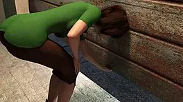 yo babe, watch me, hot busty intern, masturbate with vibrator and cum in storage