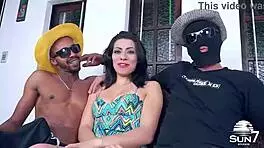 Mary Luthay feels thrilled preparing for interracial double with guys.