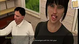 Katie loves teasing with her big tits in college homemade