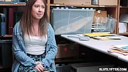 Shoplifter Bella Luna Meets Officers Joshua Lewis And Tyler Cruise For Cavity Search