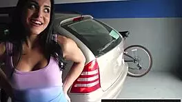 i felt so turned on by the street blowjob in the rain with that skinny blonde nerd