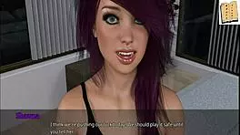 wvm 28 purple haired teen looks hot naked