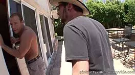 Whitney Stevens’ Huge Natural Tits Handle Two Hard Cocks