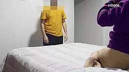 Playing with my stepsister got her so horny. She offered her tight ass for a creamy load.