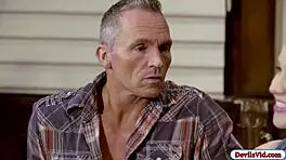 Sweet cadey seeks her stepmom's boyfriend's attention