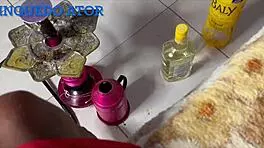 Petite brazilian brunette gets interracial assfucking in pool without condom