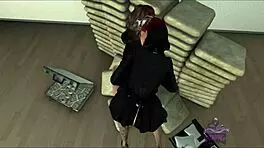 Check out these mafia dolls in hot lesbian anal action with strapon 😈