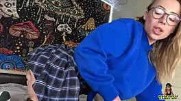 First clumsy facial on my sweet obedient step sis!