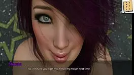 Shauna Sucks Big Cock at the Gym in 3D