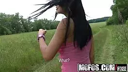 Public Pickups - Mia’s Wild Taxi Ride with Mofos!