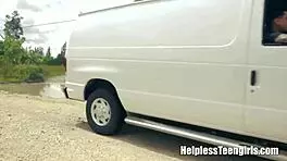 slutty teen 18+ didnt mind the monster cock in her mouth