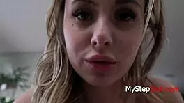 the teen is ready to be sexually active with her step daddy