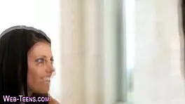 Bathing Teen Rims Petite Girl's Ass