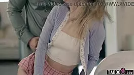 18-Year-Old Teen Stepdaughter Demi Hawks Faces Stepdad’s Hardcore Spanking for Bullying