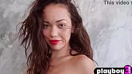 all natural petite asian teen kit rysha undresses to reveal her perfect body, small tits, and soft ass