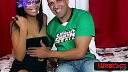 Ebony Teen Cheats And Fucks Hard!