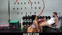 Only anal busty young 18+ girl fucks her ass, licks it, squirts, and gets cum on ass