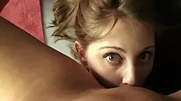 pretty teen licks her girlfriend's pussy passionately at home