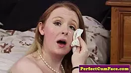 older man facializes gorgeous euro babe