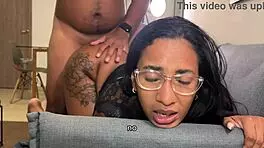 Stepson fucks Leyne Rodriguez on the couch! 😏