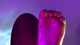 Pretty Brunette Masturbates With Vibrator On Her Black Pussy