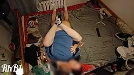 oh, red-haired girl in socks reaches orgasm in missionary with legs up