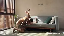 passionate sunset sex after a hard work day real amateur couple raw fucking