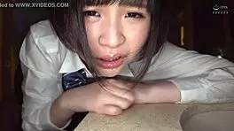 this short-haired 18-year-old beauty loves uncle's monster cock, giving intense oral before creampie sex