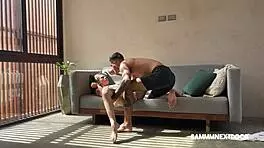 passionate sunset sex after a hard work day real amateur couple raw fucking