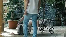 russian alya stark GIVES BLOWJOB then GETS DOGGYSTYLE FUCK with footjob and pussy masturbation