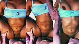 Oh wow, the adventurous friend surprises her roommate naked, and they both give in to their desires passionately 😍