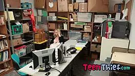 Teen Thief Zoe Parker Slammed Hard Inside the Office Space