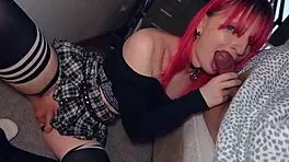 夜间惊喜，爸爸，没想到我的变性人鸡巴吧？