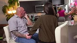 Freya von doom visits stepdad and new wife