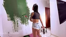 Deu mole pro dono da casa e acabou com o cuzinho cheio de leite 😏