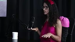 You know the clients' fetish is watching me cum as dominatrix and submissive transsexual spaghetti sheer red