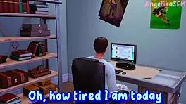 Stepsister seduces stepbrother with pussy play, then gets hardcore anal