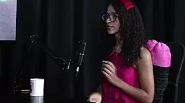 You know the clients' fetish is watching me cum as dominatrix and submissive transsexual spaghetti sheer red