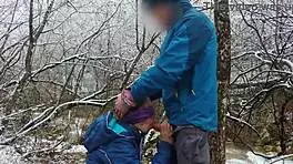 Public Blowjob and Cum Swallow by Mountain River Edge