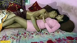 Desi Hot Teen 18+ Girl Enjoys Wild Roomdate Sex in Village