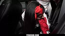 My stepdaddy tells me to suck his cock off.