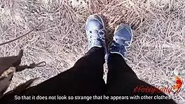 i give a messy deepthroat to a stranger in the woods until a massive facial hits me