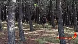 i give a messy deepthroat to a stranger in the woods until a massive facial hits me