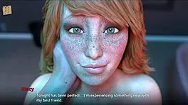 redhead amateur stacey flaunts her perfect body in homemade 3d game