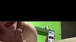 I see the redhead teen loving my cock with her big ass and pussy in part 2