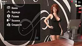 Complete gameplay - my cute roommate part 1 with big cock cum in pussy and monster tits