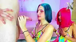 Jazmin and Candy, how do you handle that rough deepthroat?